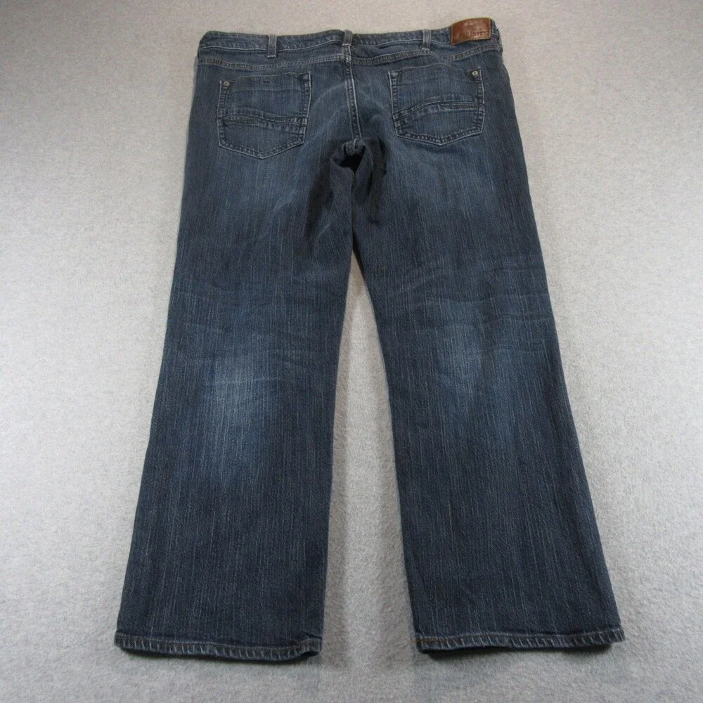 Lee Mens Jeans L342 40 x 30‎ Straight Fit Stretch Cotton Spandex Dark Wash
